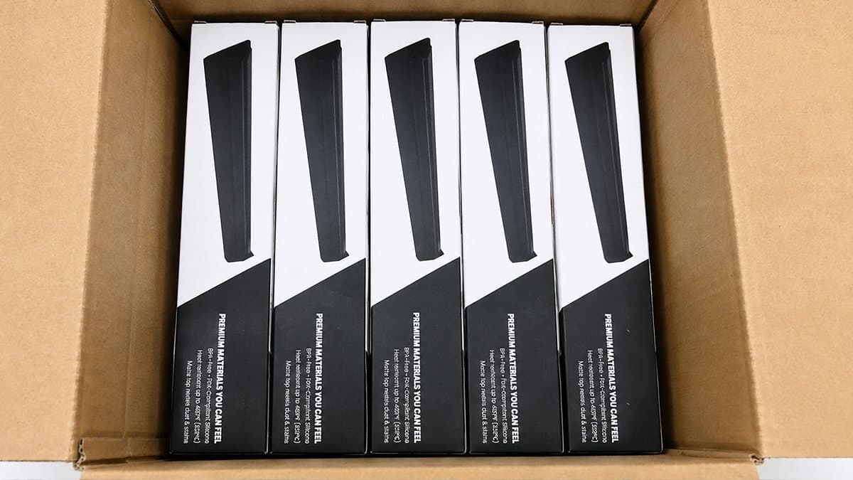 Black Stove Gap Cover Retail Boxes in Carton