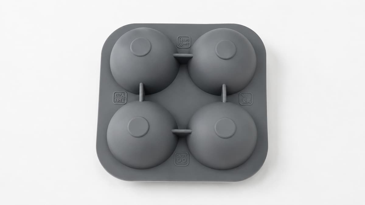 Four Sphere Silicone Ice Mold