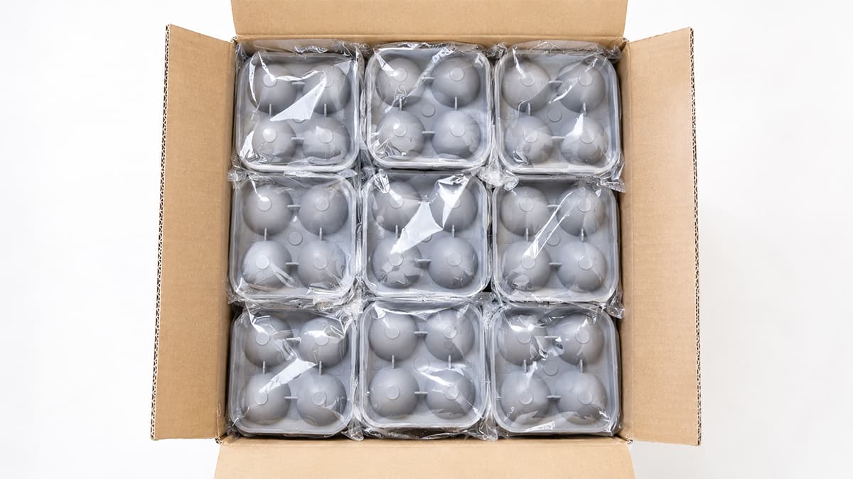 Four Sphere Ice Mold Bulk Packaging