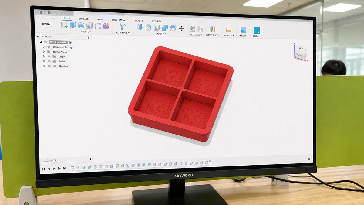 Custom Logo Silicone Ice Mold 3d Design