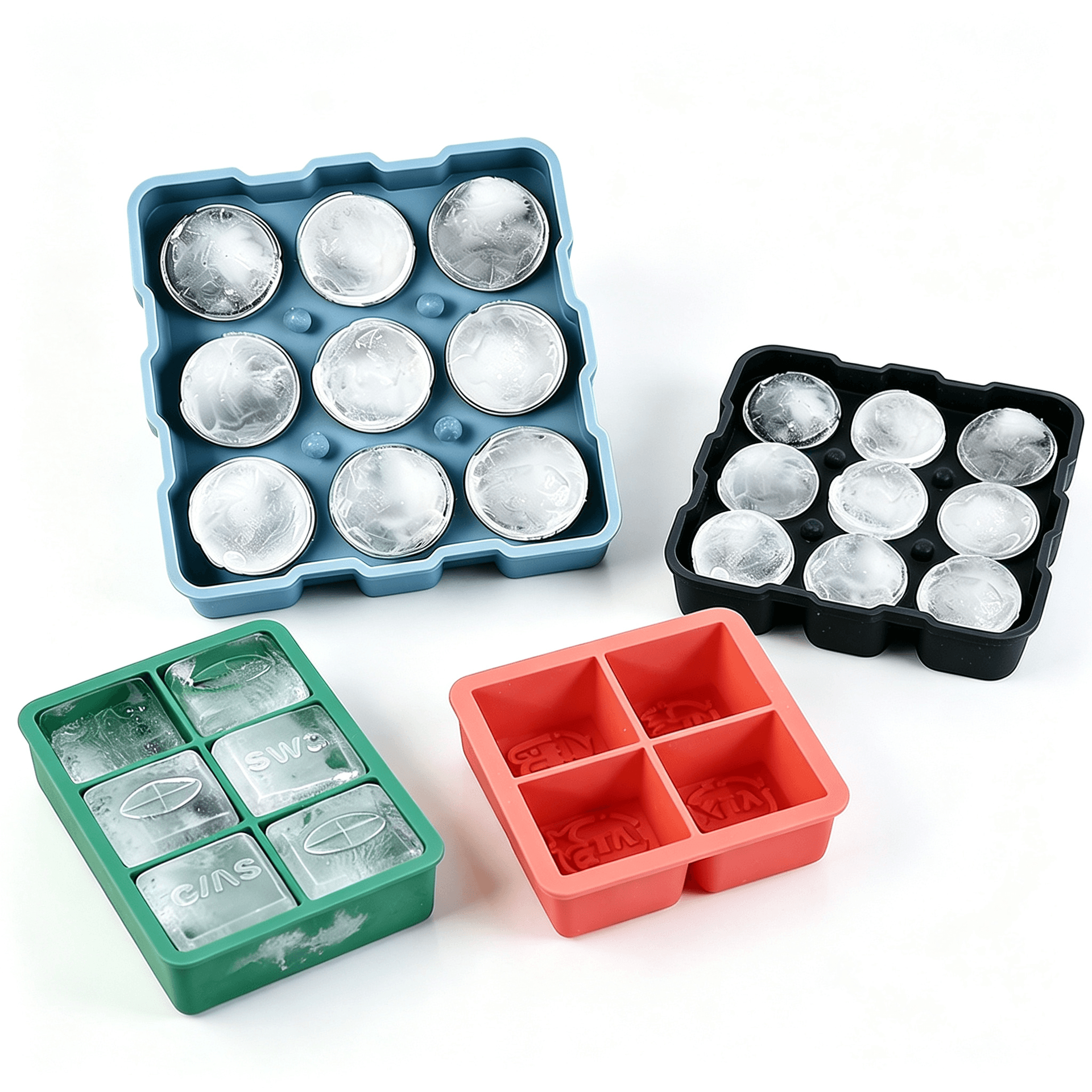 Range of custom silicone ice molds for wholesale and private-label projects