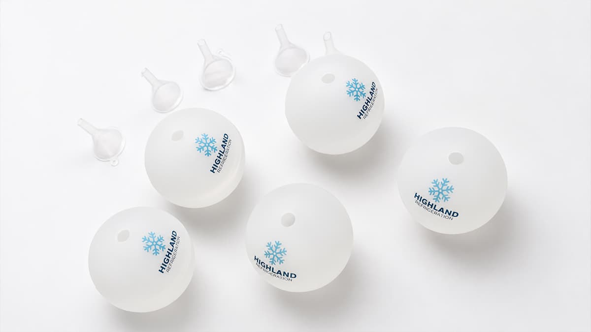 Custom Logo Sphere Ice Mold Set