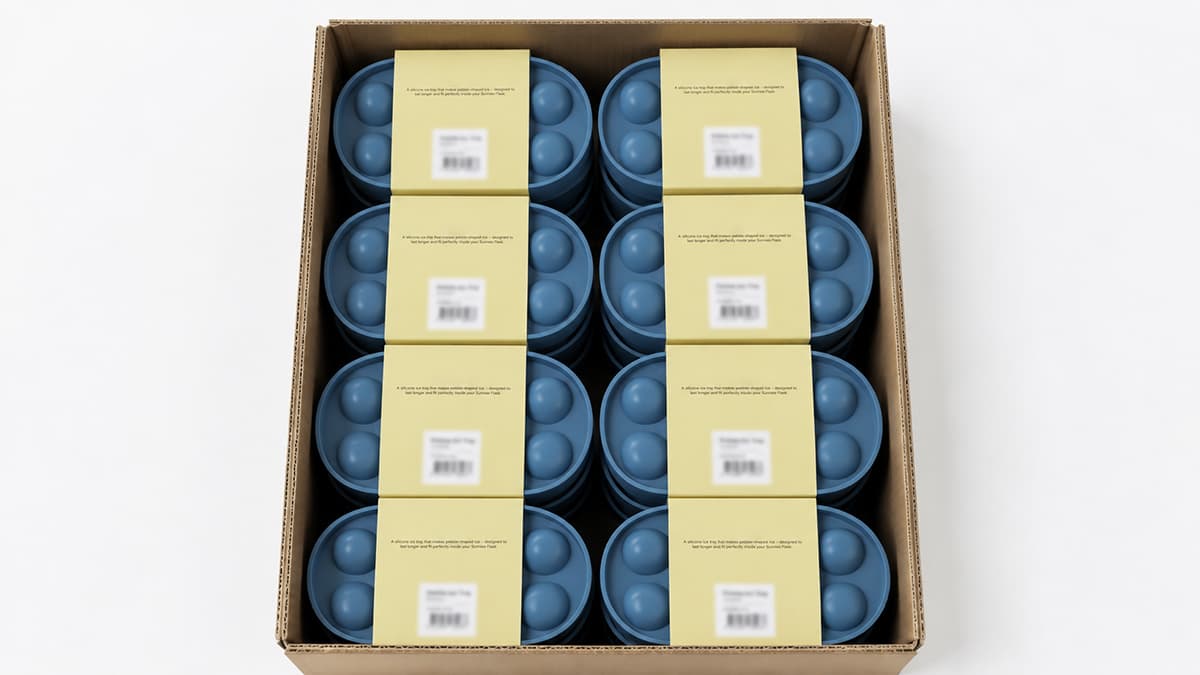 Blue Sphere Ice Mold Retail Packaging