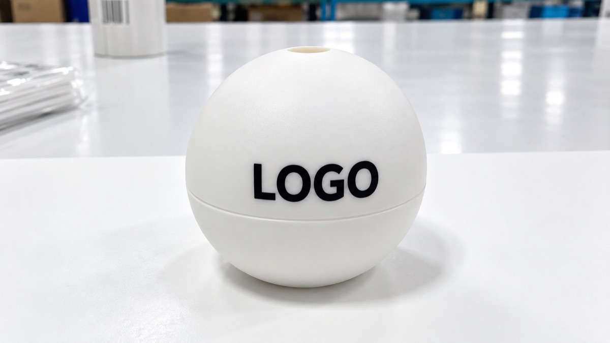 Custom Color Controller How We Prepared a Custom-Logo Single Ice Ball Mold for Retai | Renjia